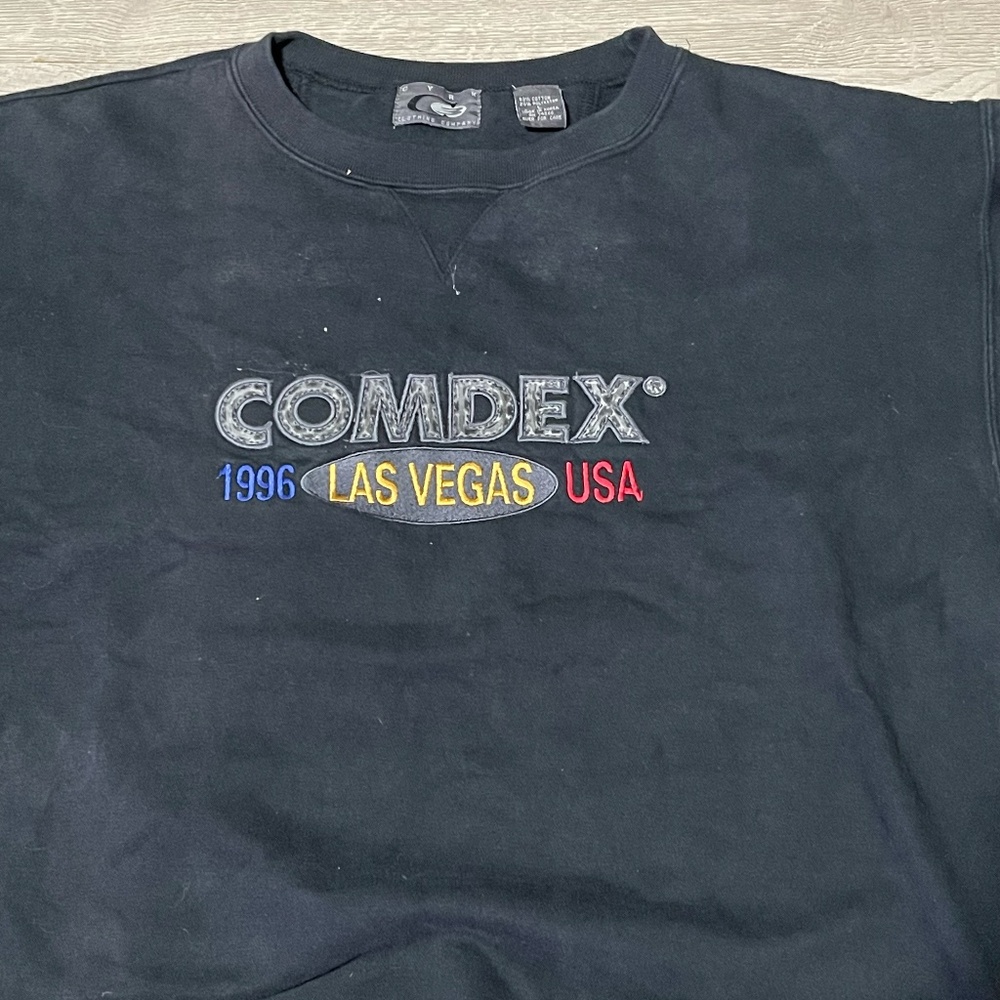 Vintage 1996 comdex Las Vegas USA Tech Convention Crewneck Sweatshirt